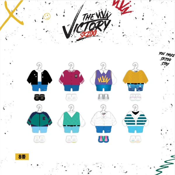 SKZOO X THE VICTORY PLUSH OUTFIT