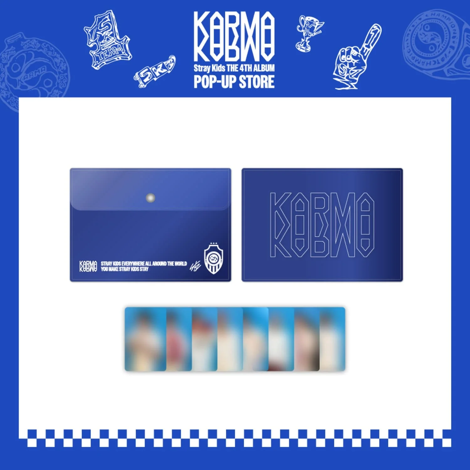 STRAY KIDS - PVC POUCH [KARMA POP UP STORE OFFICIAL MD]