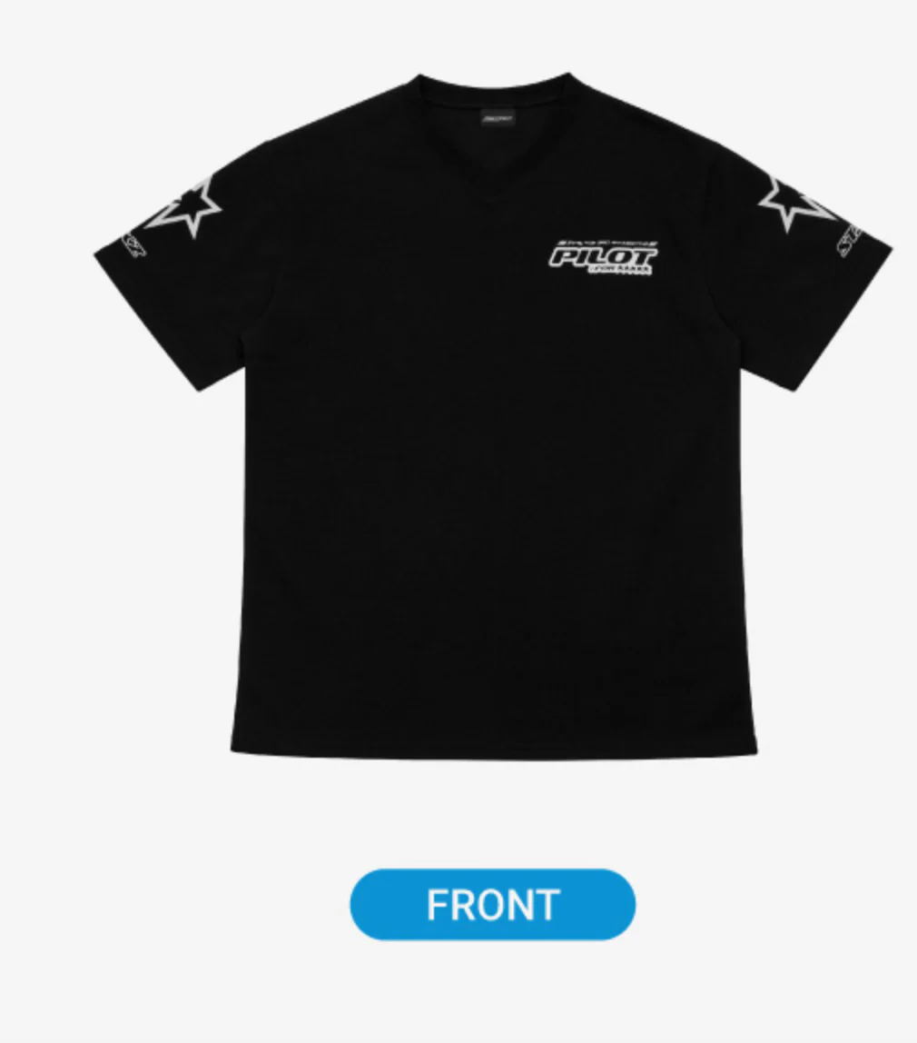 T-SHIRT BLACK - 'PILOT : FOR β
β
β
β
β
' - Image 2