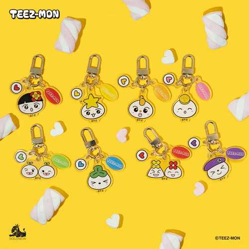 TEEZMON ACRYLIC KEYRING (RANDOM)