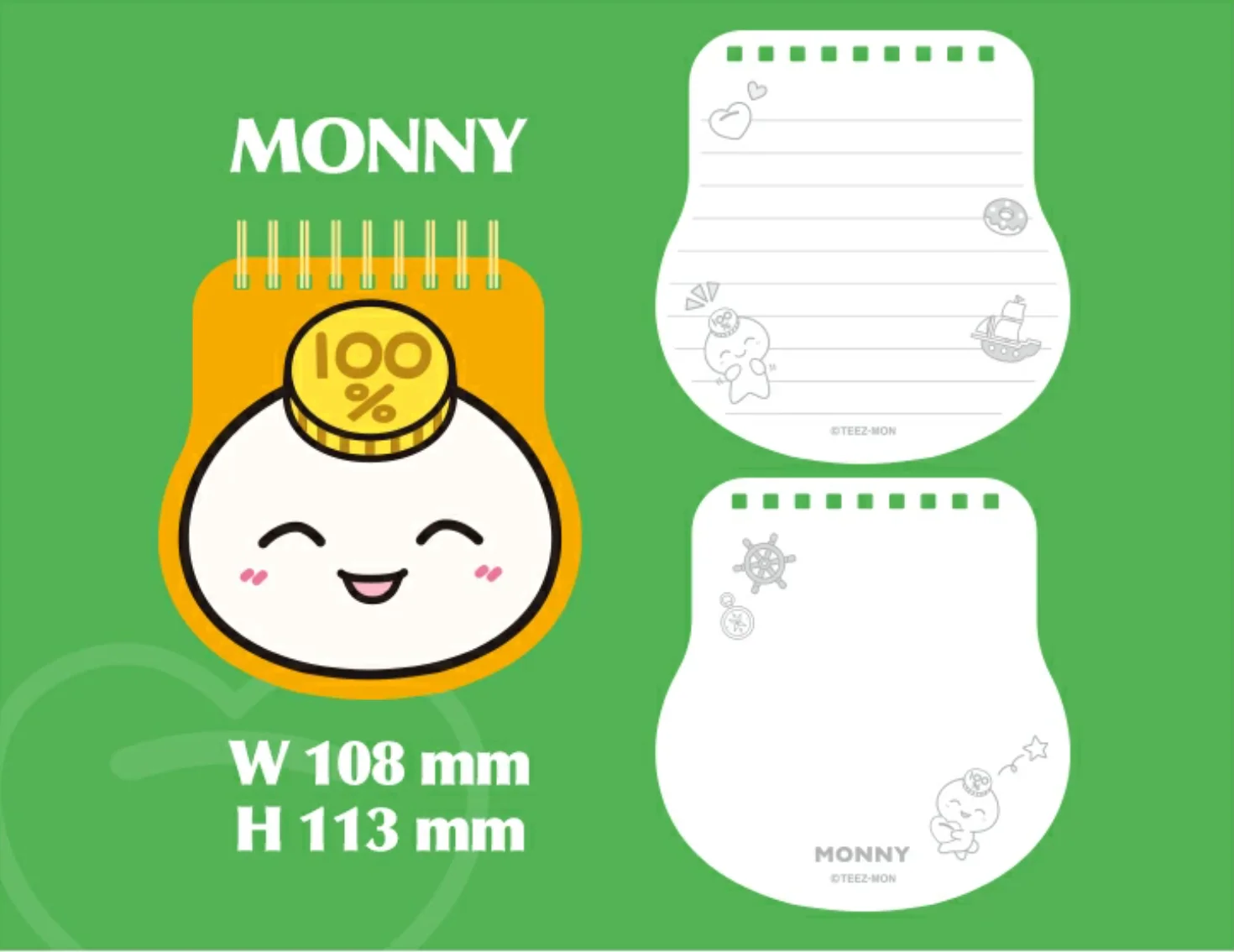 TEEZMON FACE MEMO NOTE - Image 5