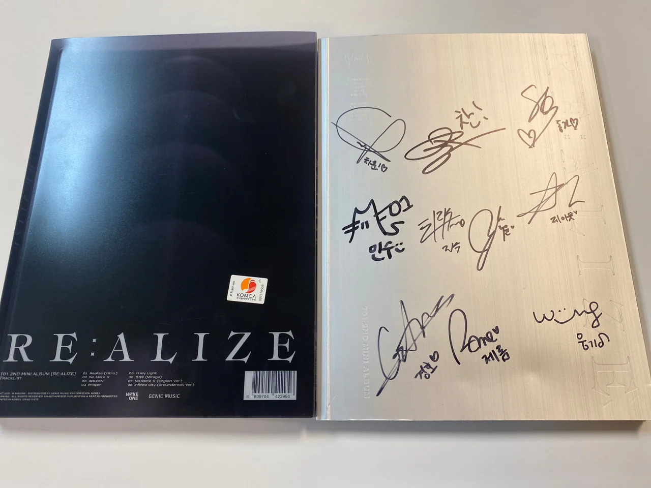 TO1(티오원) | 미니2집 [RE:ALIZE] | AUTOGRAPHED ALBUM