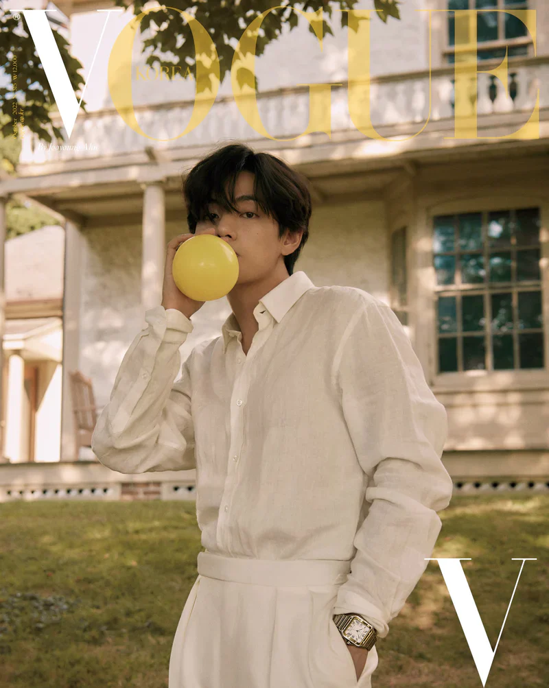 V X VOGUE KOREA - OCT 2022 [COVER : V (BTS)] - Image 6